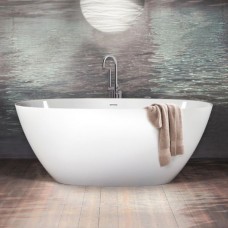 Ванна зі штучного каменю PAA Perla 160, окремо стояча, 160х75, Matt White (VAPERLS_00)