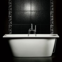 Ванна зі штучного каменю PAA Vario XL, пристінна, 185х80, Glossy Alpine White (VAVARXL_00)