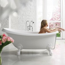 Ванна зі штучного каменю PAA Victoria, окремостояча, 170х83, Glossy Alpine White (VAVICA_00)