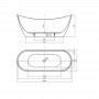 Ванна окремостояча овальна Cersanit Zen DOUBLE 182X71