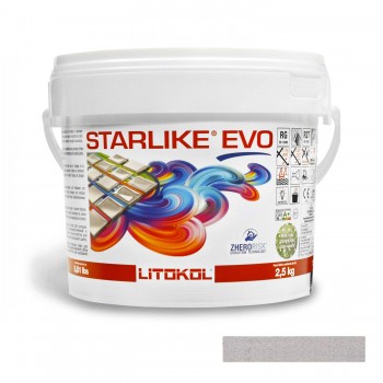 Затирка Starlike Evo 110 серая перламутр 2.5кг.