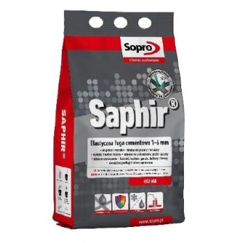 Затирка для швов Sopro Saphir 9502A серебро серый №17 (2 кг)