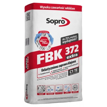 Клей для плитки Sopro FBK 372 extra (22,5 кг)