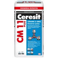 Клей для керамической плитки Ceresit СМ-11 Plus 25 кг.