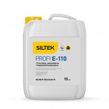 Ґрунтовка глибокопроникаюча зміцнююча Siltek Profi E-110 (10 л)