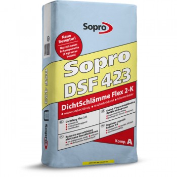 Гидроизоляционная смесь двухкомпонентная Sopro DSF 423 А (24 кг)