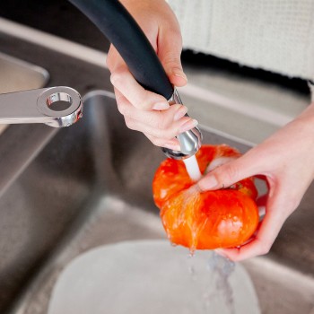 Змішувач для кухні Ramon Soler KITCHEN з гнучким висувним шлангом, хром (388801MA38E303469)