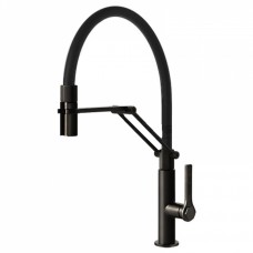 Змішувач для кухні Gessi Officine, Black Metal Brushed PVD (60055707)