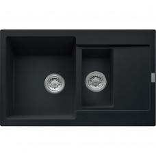 Кухонна мийка FRANKE MARIS MRG 651-78 оборотна, чорна матова (114.0631.461) 780х500 мм.