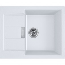Кухонна мийка FRANKE SIRIUS 2 S2D 611-62 оборотна, біла (143.0627.382) 620х500 мм.