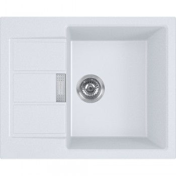 Кухонна мийка FRANKE SIRIUS 2 S2D 611-62 оборотна, біла (143.0627.382) 620х500 мм.