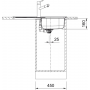 Кухонная мойка FRANKE SPARK SKL 611-79, оборотная (101.0598.809) 790х500 мм.