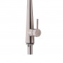 Змішувач для кухні Qtap Evicka з висувним виливом QTEVI91103UN Brushed Nickel PVD