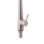 Змішувач для кухні Qtap Evicka з висувним виливом QTEVI91103UN Brushed Nickel PVD