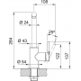 Змішувач для кухні FRANKE LINA L Shape, хром (115.0693.230)