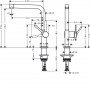 Смеситель для кухни Hansgrohe Talis M54 72840670