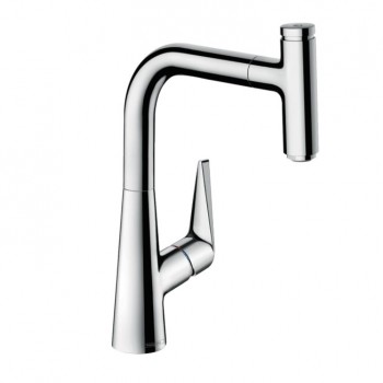 Змішувач для кухні Hansgrohe Talis Select M51 220 1Jet з витяжним виливом, хром (72822000)