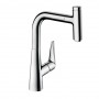 Змішувач для кухні Hansgrohe Talis Select M51 220 1Jet з витяжним виливом, хром (72822000)