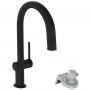 Змішувач для кухні Hansgrohe Aqittura M91 FilterSystem 210 1jet pull-out, Matt Black (76803670)