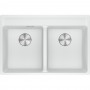 Кухонная мойка FRANKE MARIS MRG 620 TL белая, врезной монтаж (114.0661.785) 760х510 мм.
