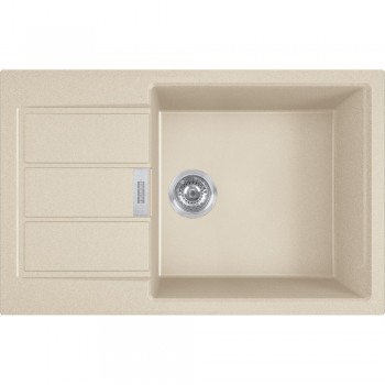 Кухонна мийка FRANKE SIRIUS 2 S2D 611-78 XL оборотна, бежева (143.0671.747) 780х500 мм.