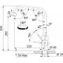 Змішувач для кухні FRANKE KUBUS, нерж.сталь (115.0529.202)