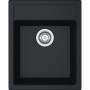 Кухонна мийка FRANKE SIRIUS SID 610-40 оборотна, чорна (114.0497.988) 430х530 мм.