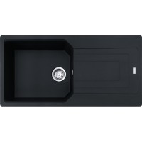 Кухонна мийка FRANKE URBAN UBG 611-100 XL оборотна, чорна матова (114.0701.796) 1000x500 мм.