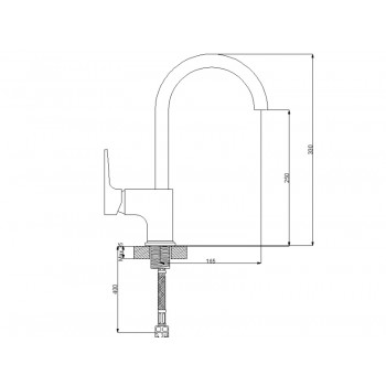 Newarc Aqua 941881W Смеситель для кухни