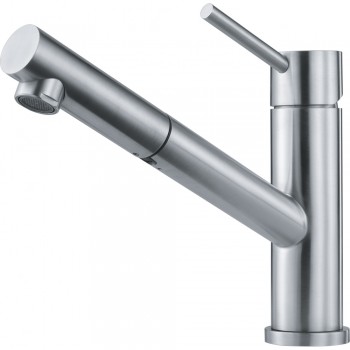 Смеситель для кухни FRANKE ORBIT Pull Out с выдвижным изливом, нерж. сталь (115.0569.461)