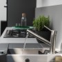 Смеситель для кухни FRANKE ORBIT Pull Out с выдвижным изливом, нерж. сталь (115.0569.461)