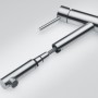 Смеситель для кухни FRANKE ORBIT Pull Out с выдвижным изливом, нерж. сталь (115.0569.461)