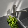 Смеситель для кухни FRANKE ORBIT Pull Out с выдвижным изливом, нерж. сталь (115.0569.461)