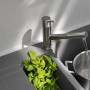 Смеситель для кухни FRANKE ORBIT Pull Out с выдвижным изливом, нерж. сталь (115.0569.461)