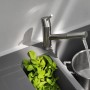 Смеситель для кухни FRANKE ORBIT Pull Out с выдвижным изливом, нерж. сталь (115.0569.461)