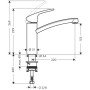 Змішувач для кухні HANSGROHE Focus 31806000