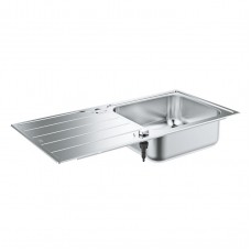 Кухонна мийка Grohe K500 Sink 60 100/50 1.0 rev, врізна, 1 чаша, нержавіюча сталь матова (31563SD1)