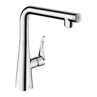 Змішувач для кухні Hansgrohe Metris Select 260 1jet, хром (14847000)