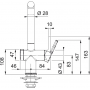 Смеситель для кухни FRANKE ACTIVE TWIST, сталь (115.0653.504)