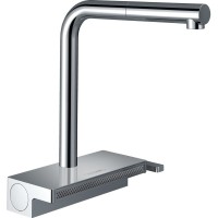 Кухонний змішувач Hansgrohe Aguno Select 250 2jet з витяжним виливом Sbox, хром (73830000)