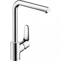 Змішувач для кухні Hansgrohe Focus 280 EcoSmart з поворотним виливом, хром (31827000)