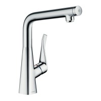 Змішувач для кухні Hansgrohe Metris Select 320 1jet, хром (14883000)