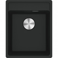 Кухонна мийка FRANKE MARIS MRG 610-37 TL чорна матова, врізний монтаж (114.0668.864) 410х510 мм.