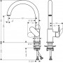 Змішувач для кухні Hansgrohe 71870670