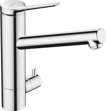 Змішувач для кухні Hansgrohe Zesis M33 200 1jet із запорним клапаном, Chrome (74808000)