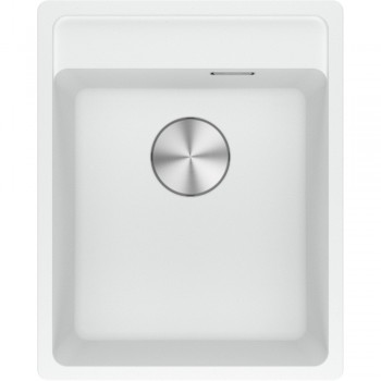 Кухонная мойка FRANKE MARIS MRG 610-37 TL белая, врезной монтаж (114.0668.865) 410х510 мм.
