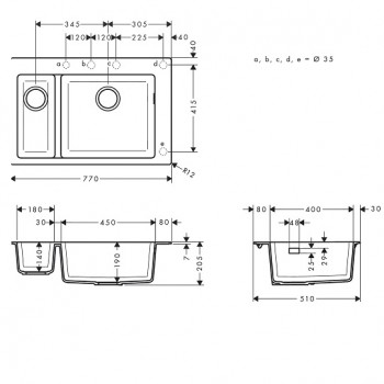 Кухонна мийка Hansgrohe S51 43315170