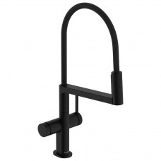 Кухонний змішувач Hansgrohe Talis M54 PowderSpray 210 3jet Semi-Pro, Matt Black (72861670)