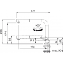 Змішувач для кухні FRANKE ACTIVE WINDOW pull out змішувач з витяжним виливом, хром (115.0486.978)