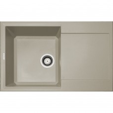 Adamant Кухонная мойка Adamant HORIZON 780х495х230 сахара-02 без отверстия для смесителя и переливом.